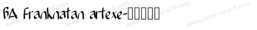 BA Franknatan artexe字体转换